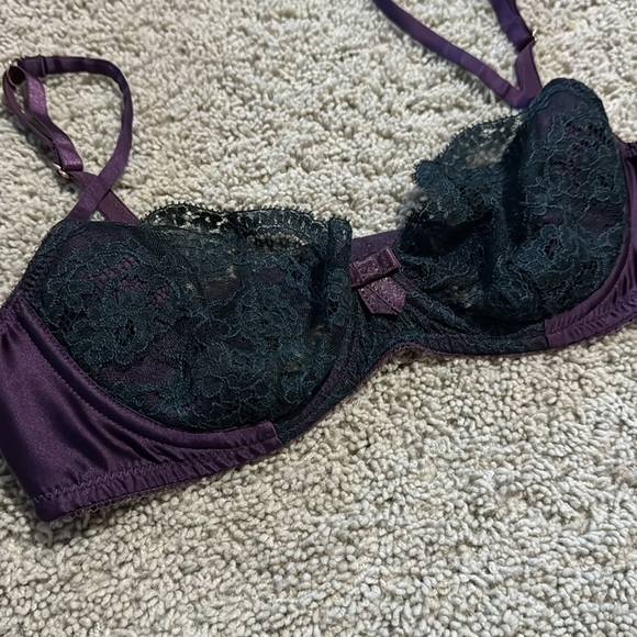 Myla London Rich Purple & Carbon Green Bra - Picture 3 of 8